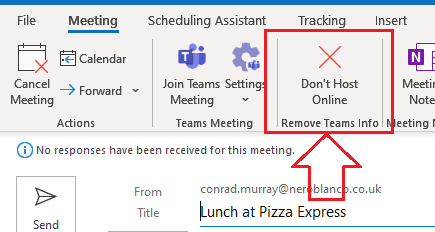 Remove Teams Info from Calendar Invite Don #39 t Host Online Nero Blanco